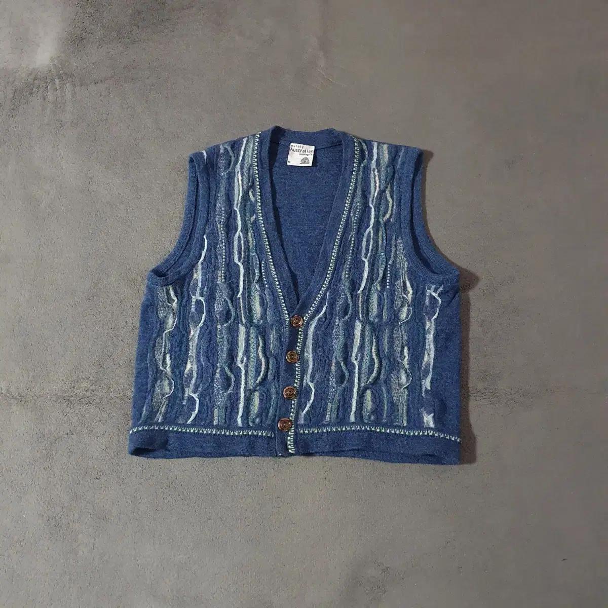 Purely Australian 케이블 니트조끼 베스트 XL