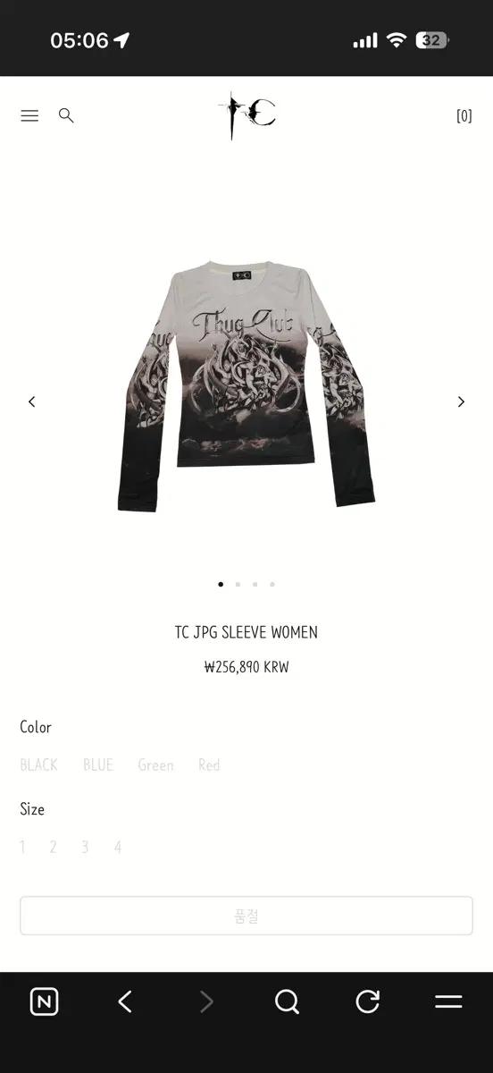 떠그클럽 우먼 롱슬리브 TC JPG SLEEVE WOMEN TC Thug