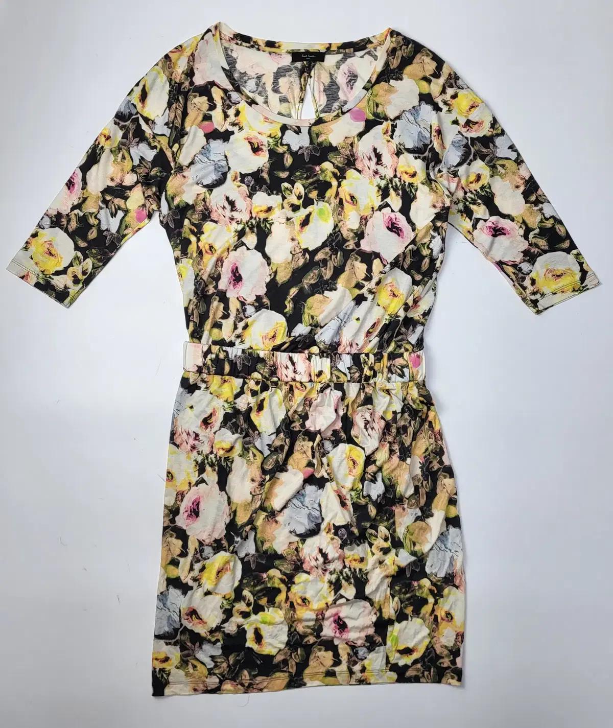 Paul Smith 꽃무늬 원피스 7부 소매