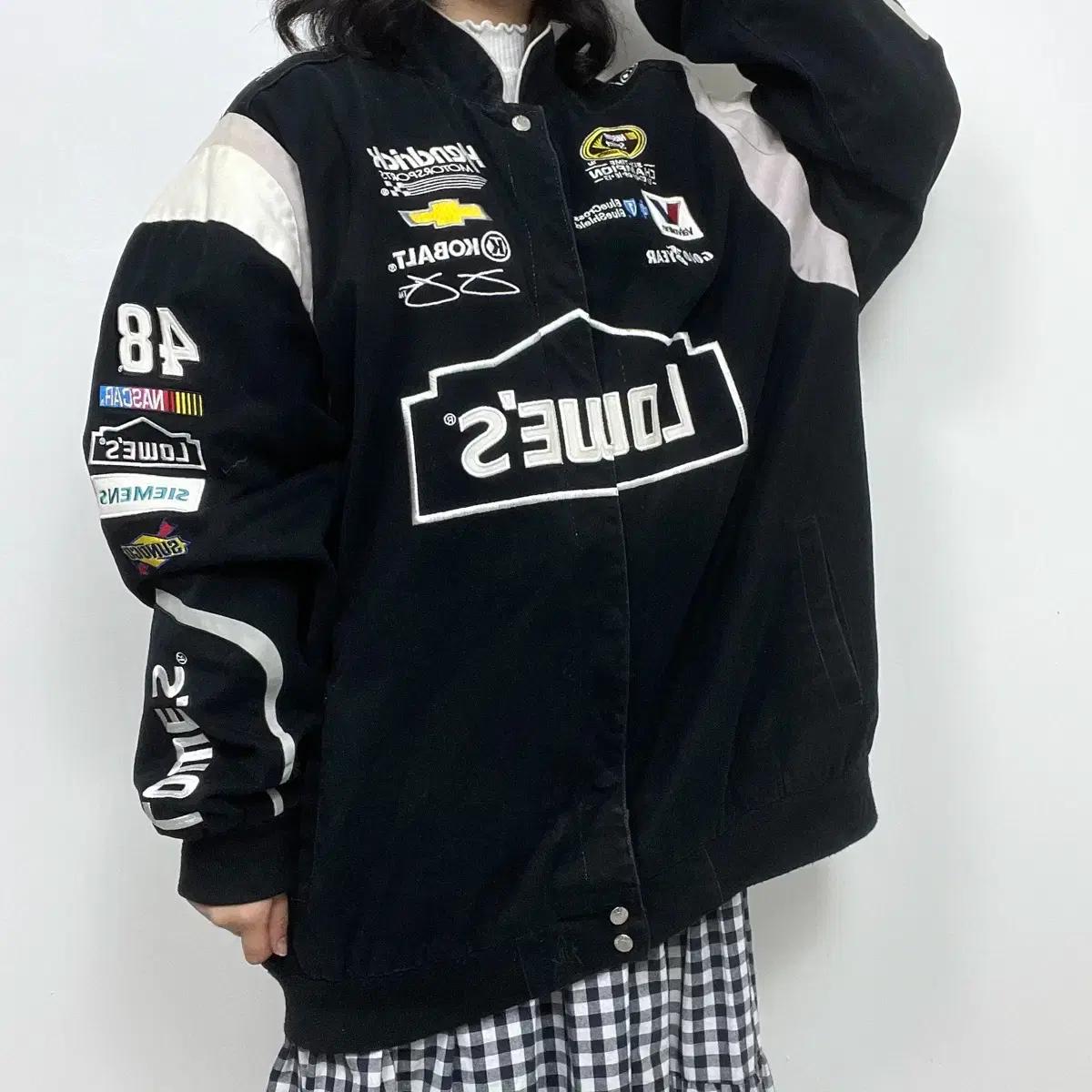 (무료배송) JH Nascar 제프해밀턴 Lowes 레이싱 자켓