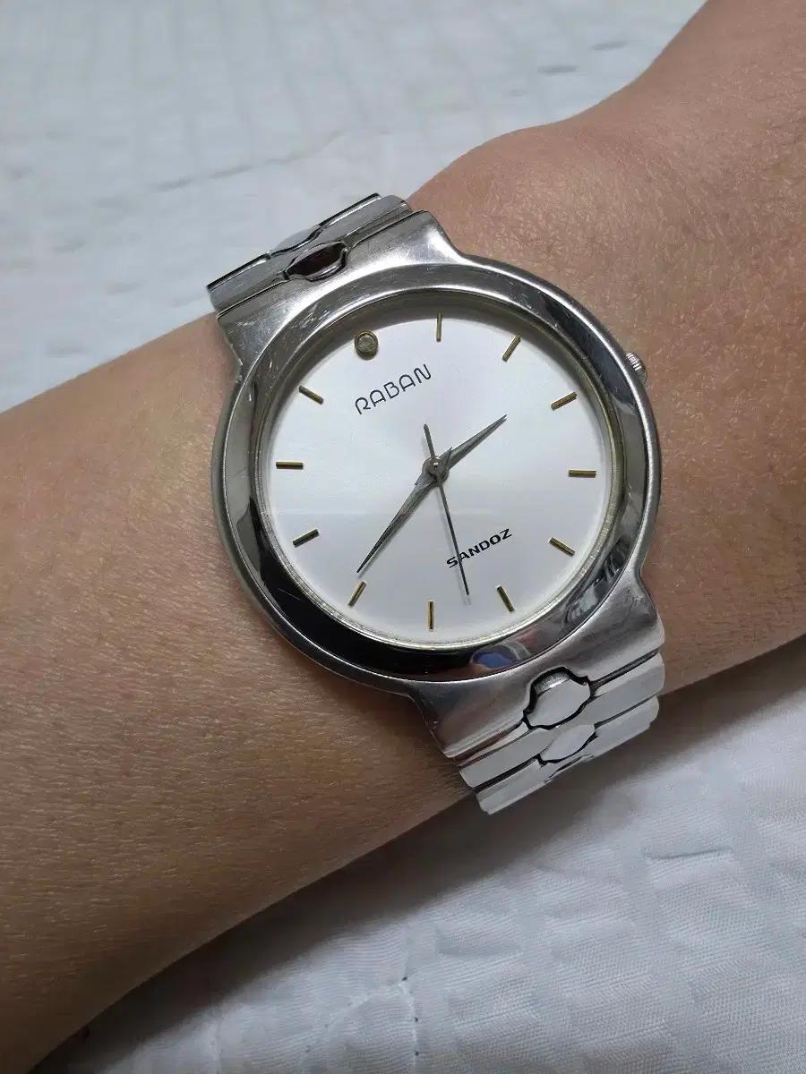산도즈 라반 쿼츠 메탈 시계 SANDOZ RABAN watch