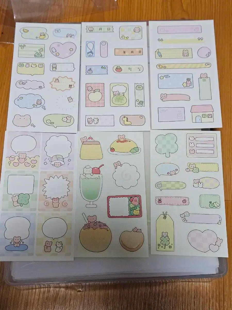 24일까지할인 랜덤 다꾸팩 다꾸 스티커 랜덤팩 씰스티커 처분