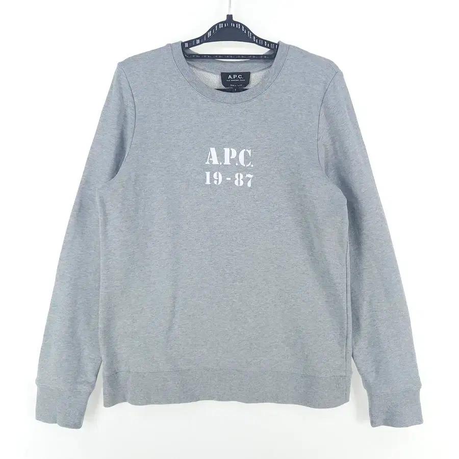 [여S]아페쎄(A.P.C) 그레이 맨투맨[Y52-249]/레이디블루