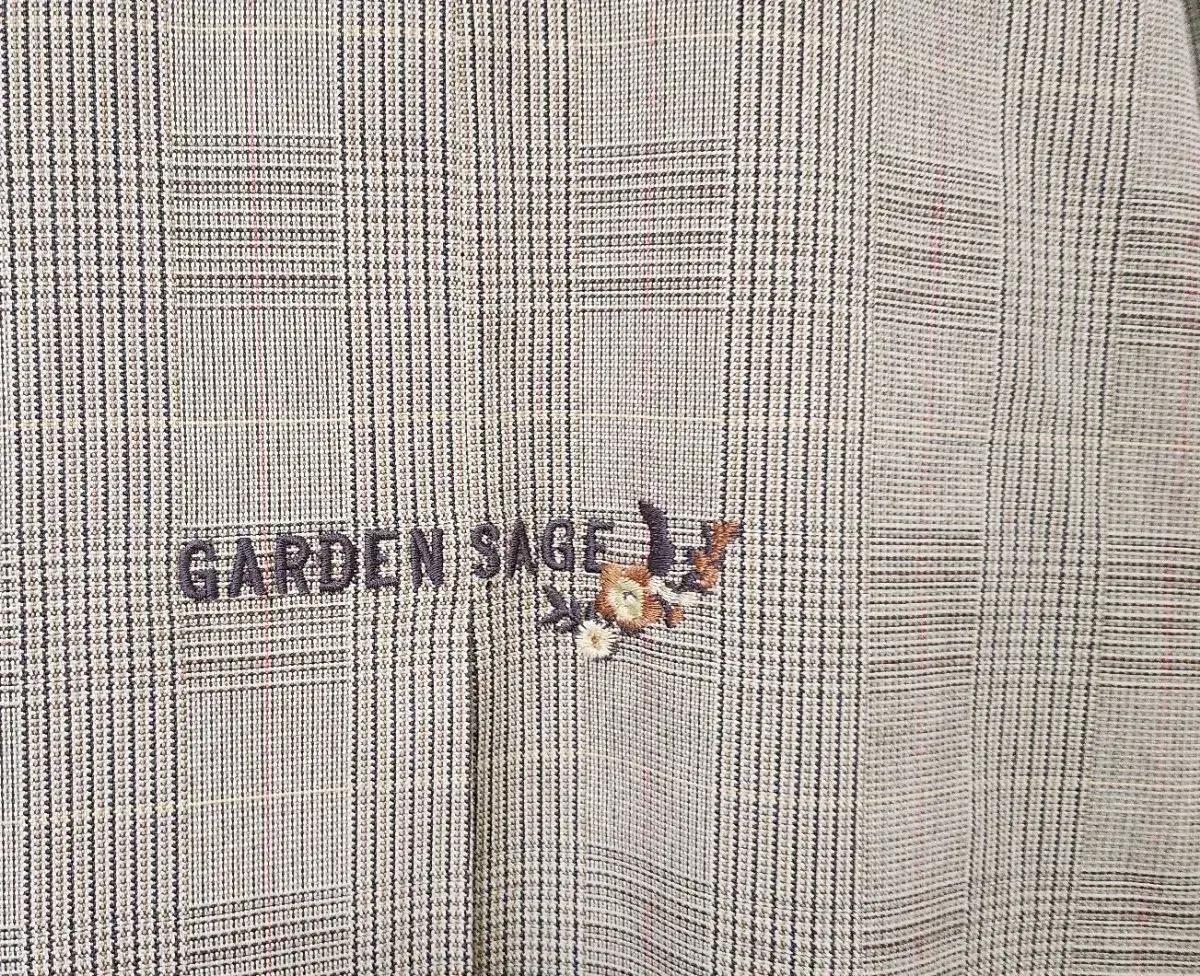 (55-66) 써스데이아일랜드 뒤플라워자수 체크 트렌치코트