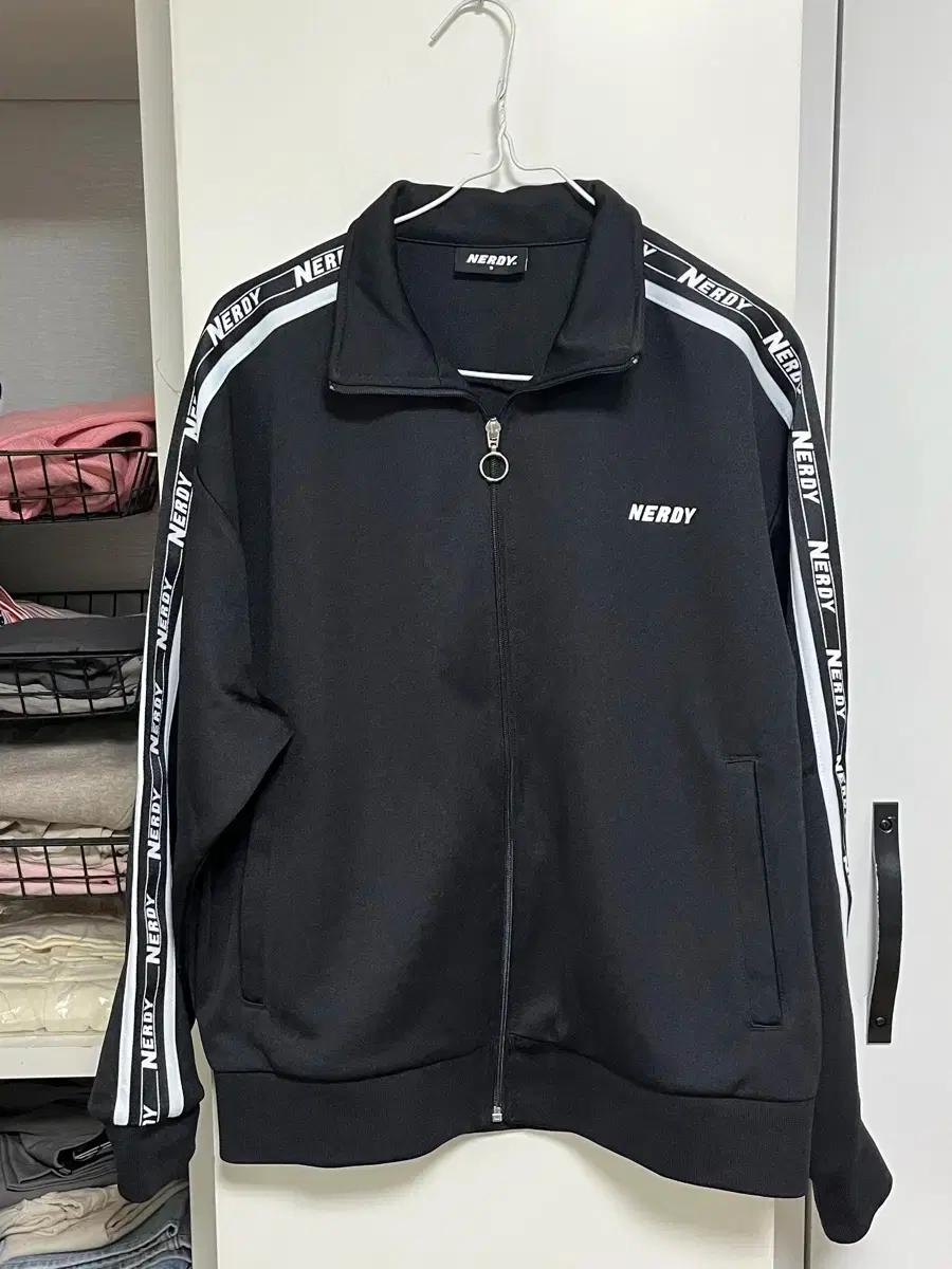 널디 사이드라인 져지 트랙탑 오버핏 S