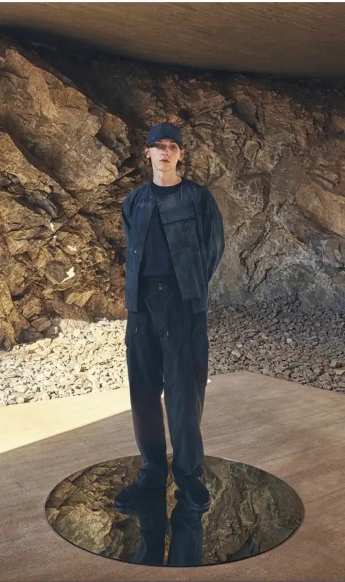 [L] 언어펙티드 나일론 블루종 오션블루
