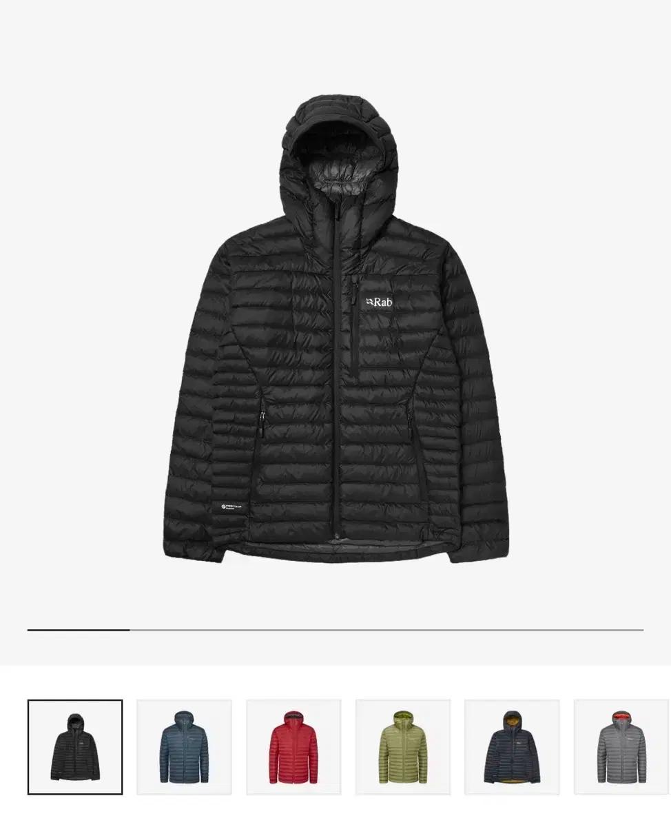 Rab (xs) 랩 마이크로라이트 알파인 자켓 블랙 xs