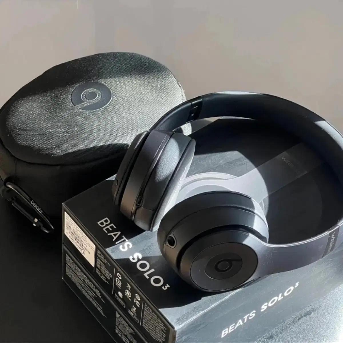비츠 솔로3 무선 헤드폰 블랙 Beats Solo 3 Wireless