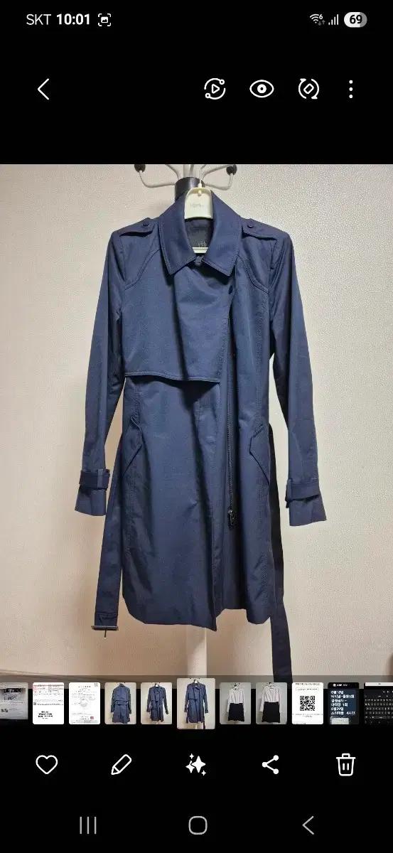 여성의류 반코트 봄가을 예스비 트렌치코트 느좋