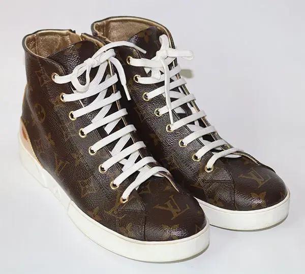정품 루이비통 하이탑 스니커즈 여성용