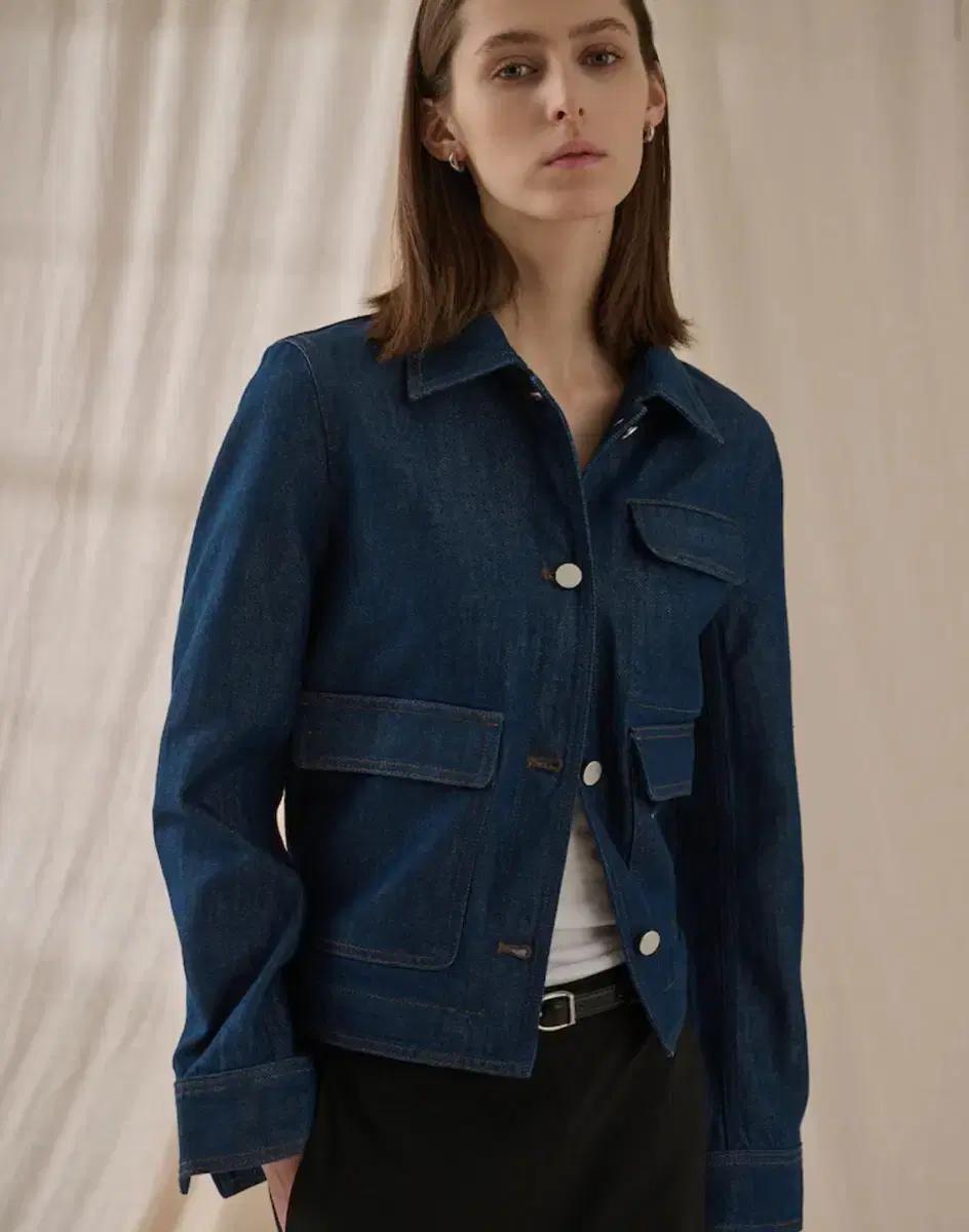 띠어리 Women Relaxed Denim Casual Jacket 스몰