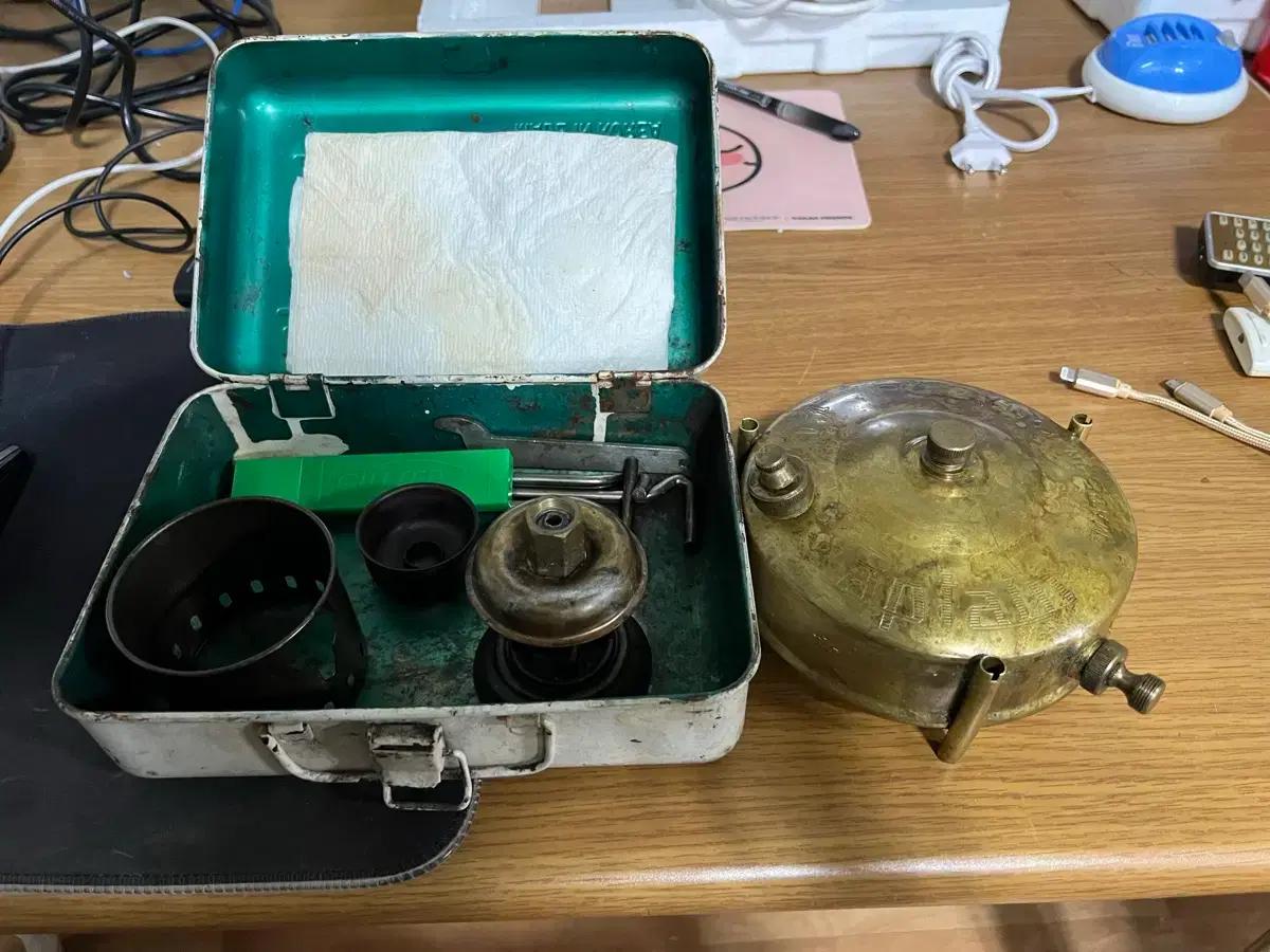 골동품 소품용 압력식 등유 스토브