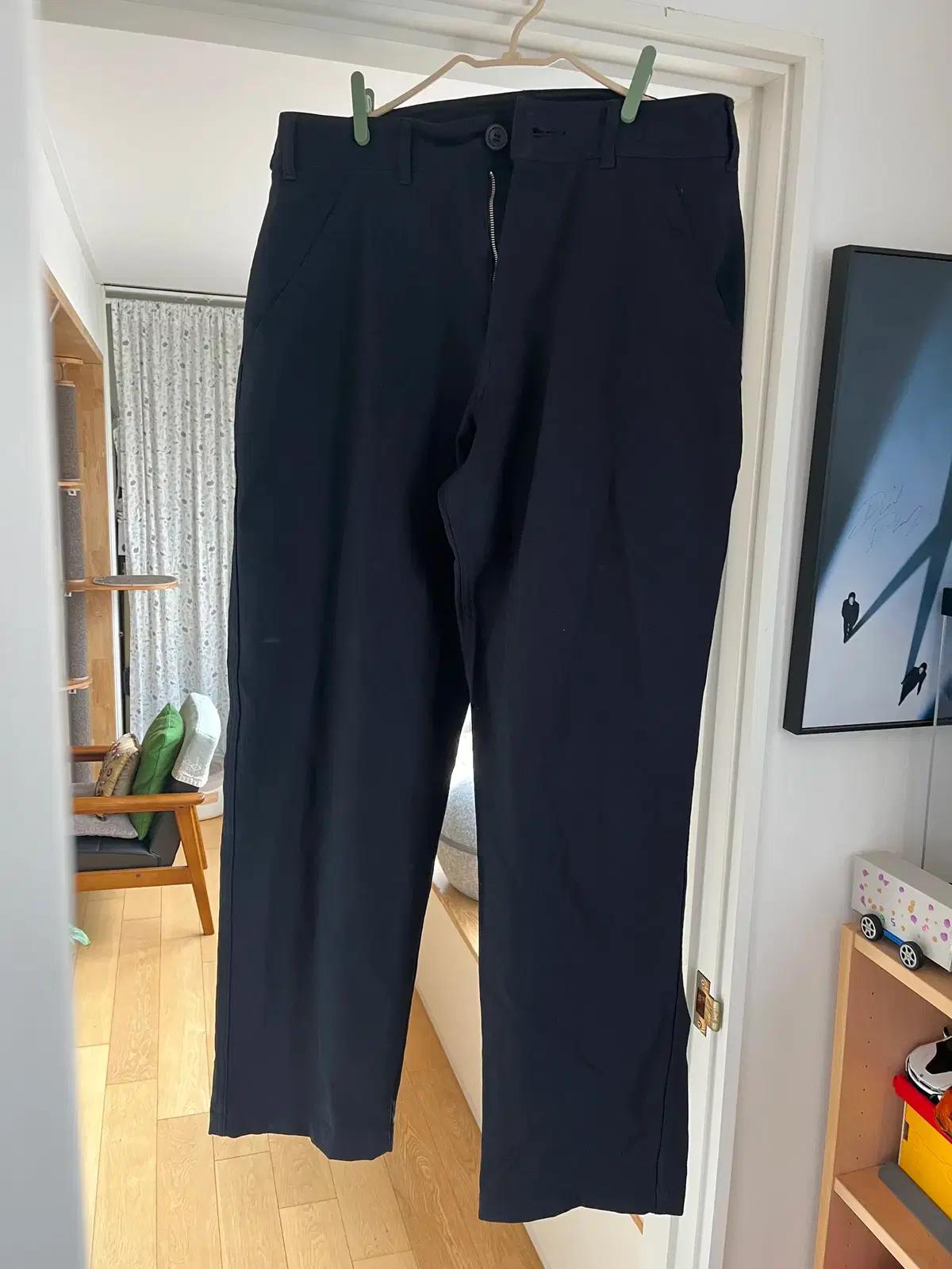 [L] CDG 꼼데 폴리 융축 워크팬츠