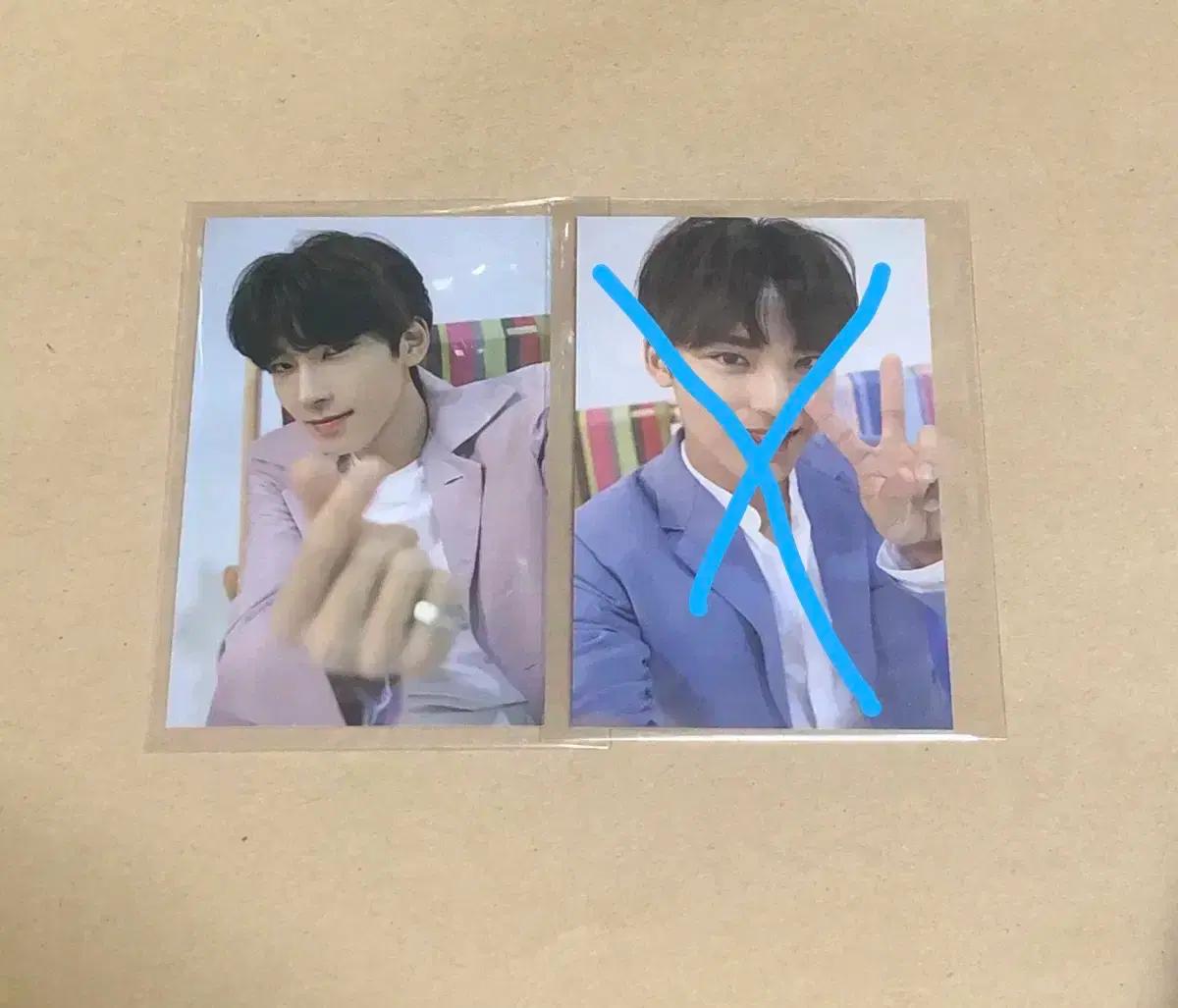 세븐틴 2019캐럿랜드 원우 민규 포카