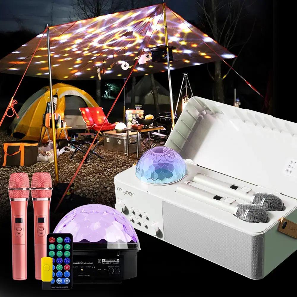 감성캠핑 아이템 '마이바 스피커'미개봉 새상품 무선스피커+마이크