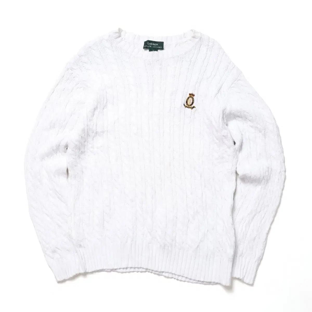 로렌 랄프로렌 Embroidery Cable Knit