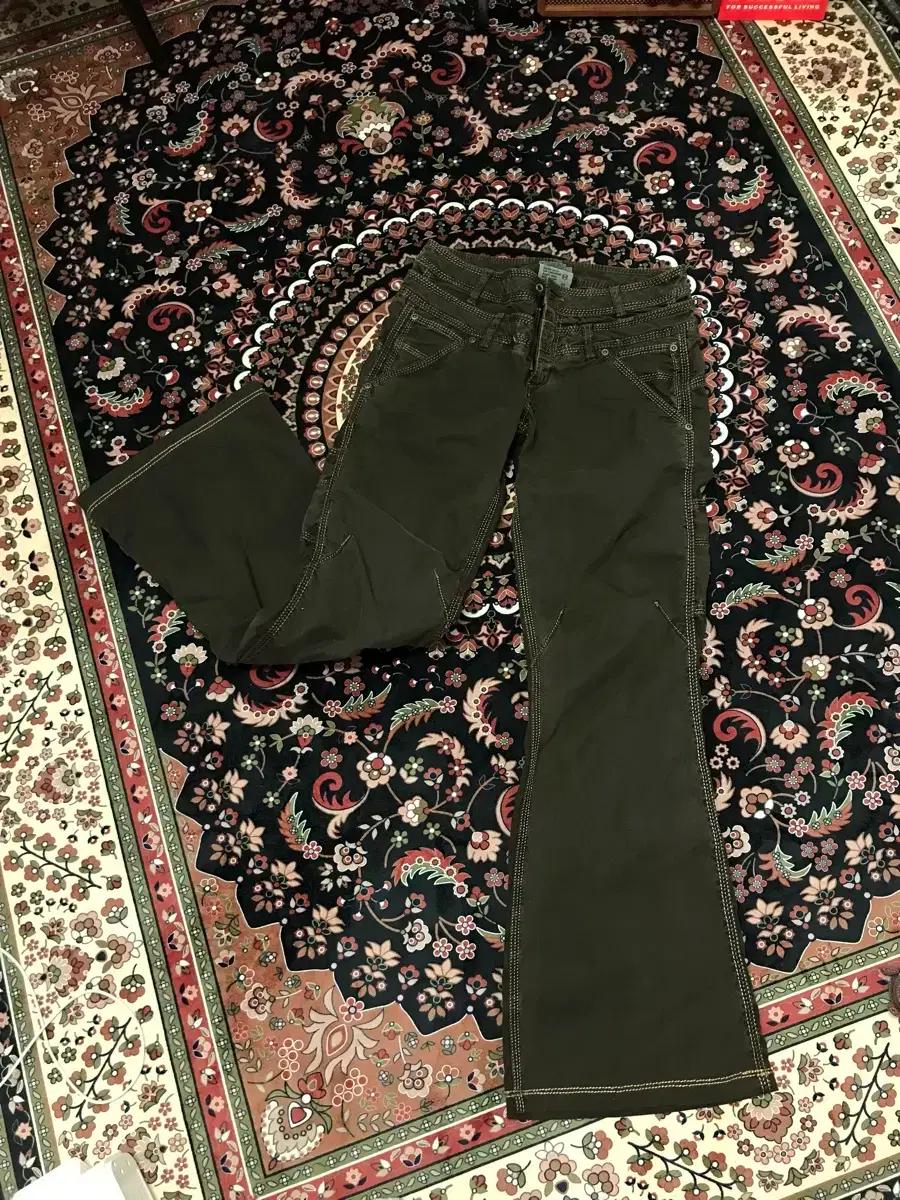 FLAMINGO 코튼 도킹 로우라이즈 pants