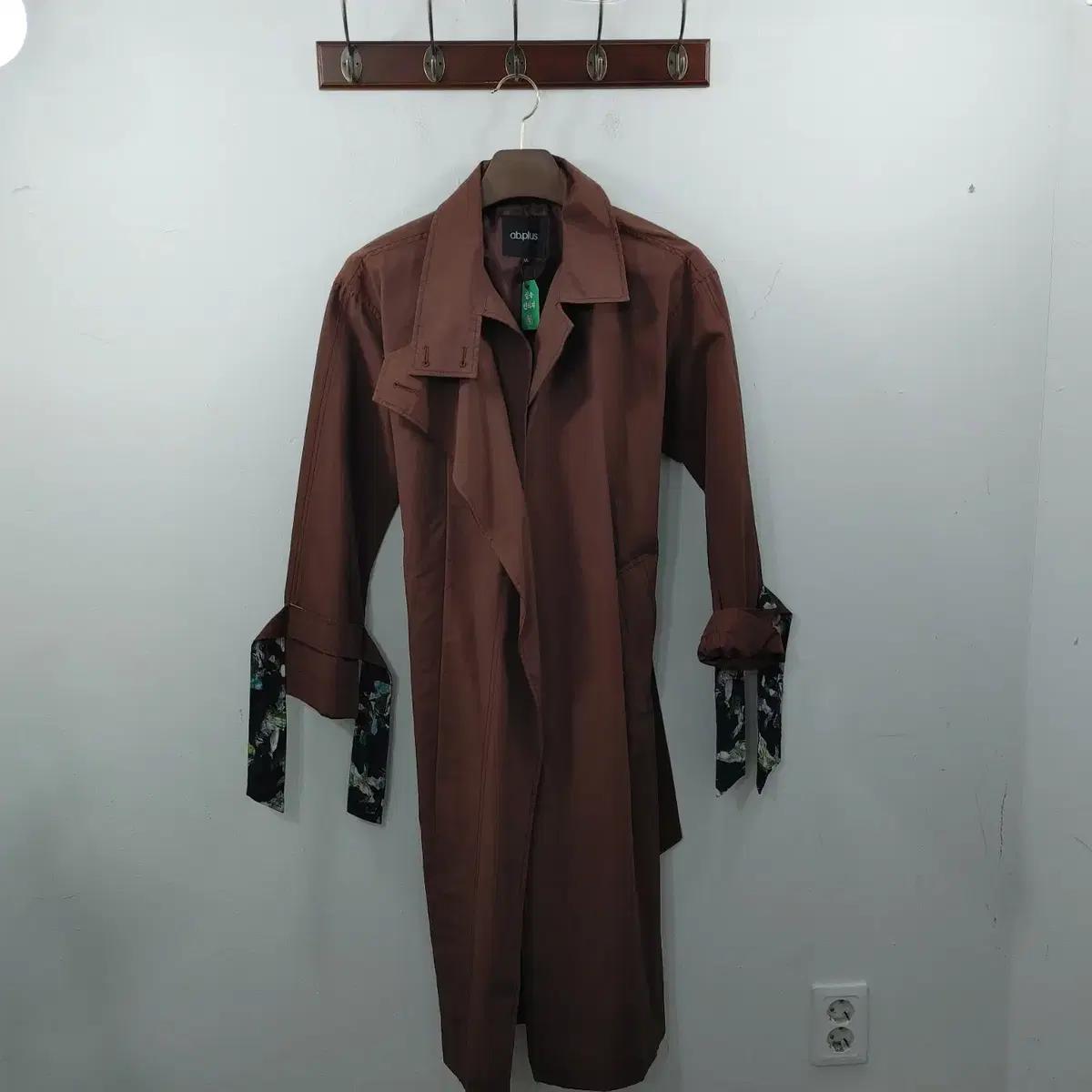 55) 에이비플러스 여성 빈티지 트렌치 코트 여름