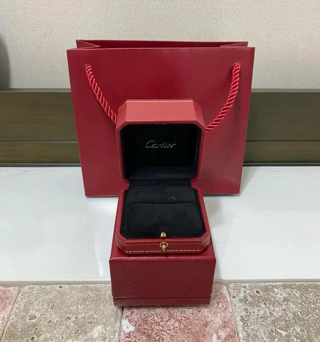 까르띠에 반지케이스 + 쇼핑백