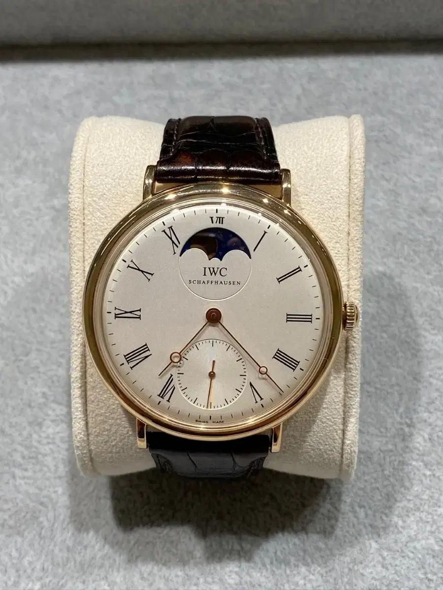IWC 포르토피노 문페이즈 로즈골드 46mm