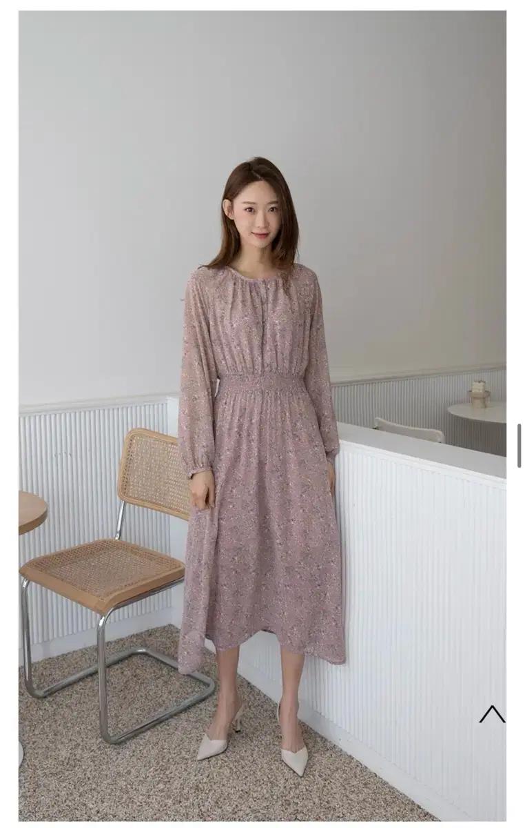 (새제품)NAIN 쉬폰 롱 원피스 프리사이즈