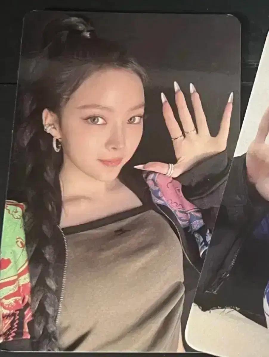 미야오 MEOVV hands up 핸즈업 공방 포카 양도 sell wts