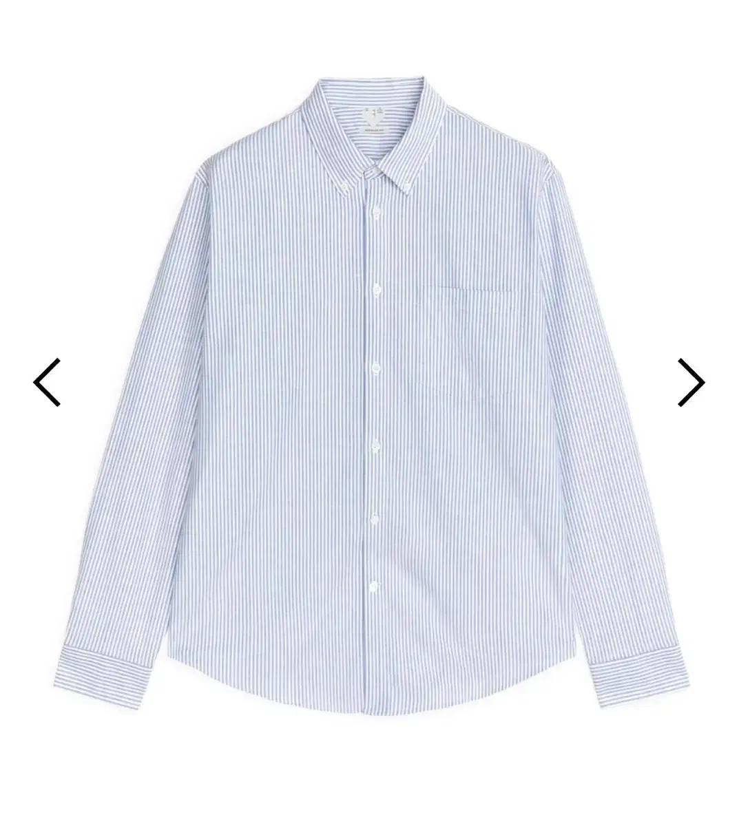 아르켓 옥스포드 셔츠 블루 스트라이프 50
