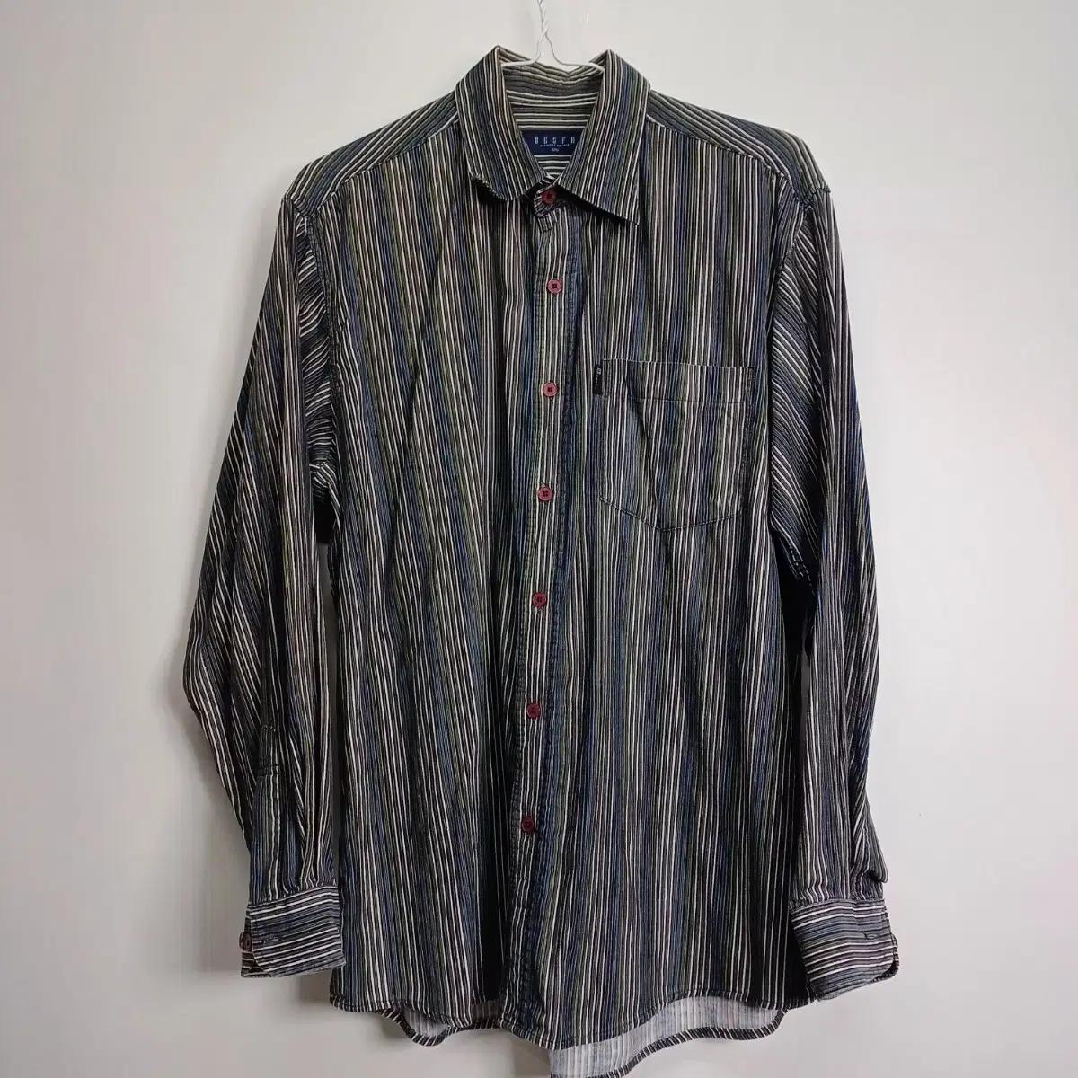 여성 스트라이프 셔츠 95사이즈 봄가을   514