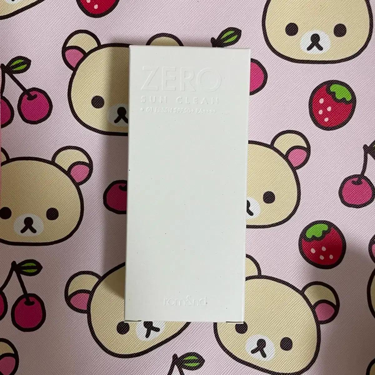 롬앤 제로 선 클린 선크림 01 프레쉬
