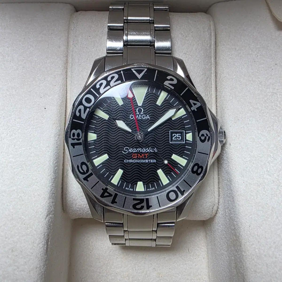 오메가 OMEGA 씨마스터 GMT 50주년 한정판 2534.50