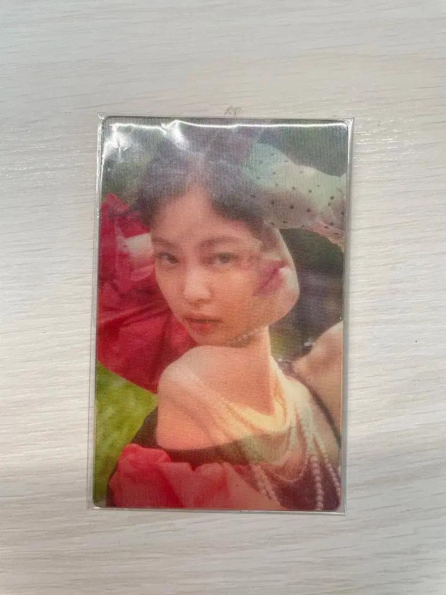 블랙핑크 제니 솔로 렌티큘러 포카