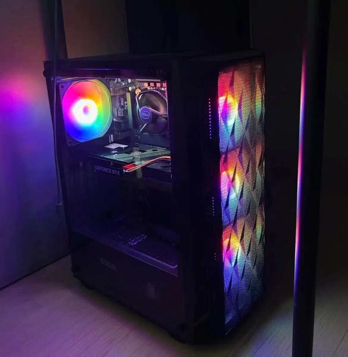 게이밍 컴퓨터 풀셋(RTX4060ti,인텔코어i5,ssd1tb,램16gb