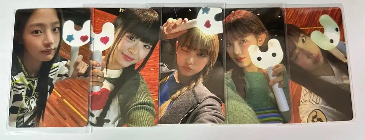 뉴진스 NJZ 응원봉 포토카드 전 멤버