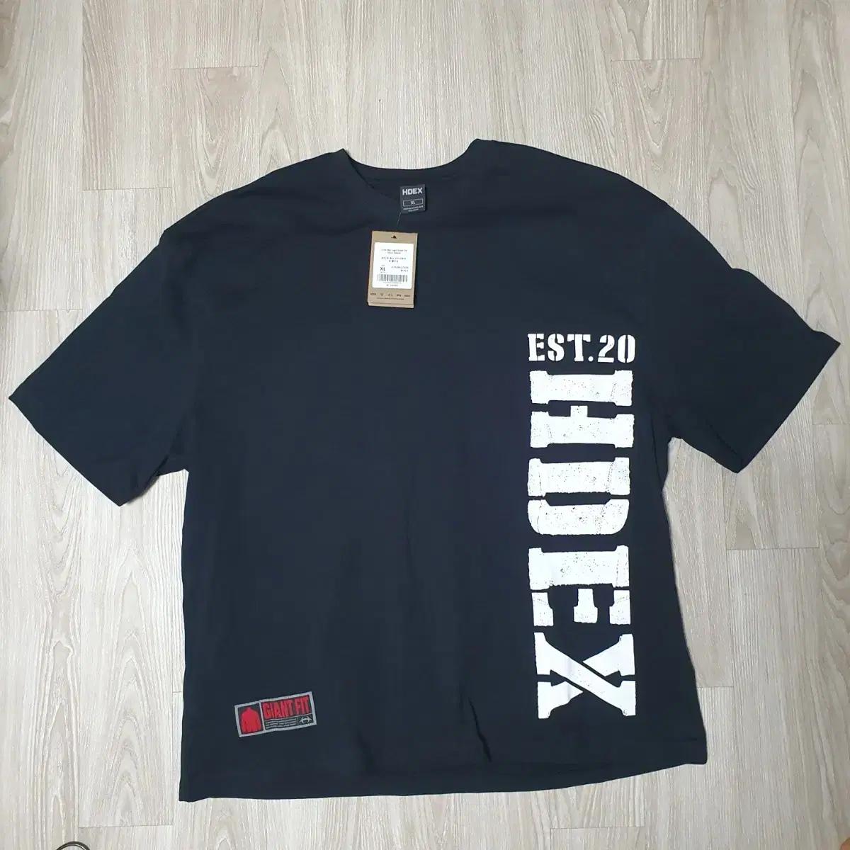 [HDEX] 코어 빅 로고 자이언프핏 숏 슬리브 반팔 운동복