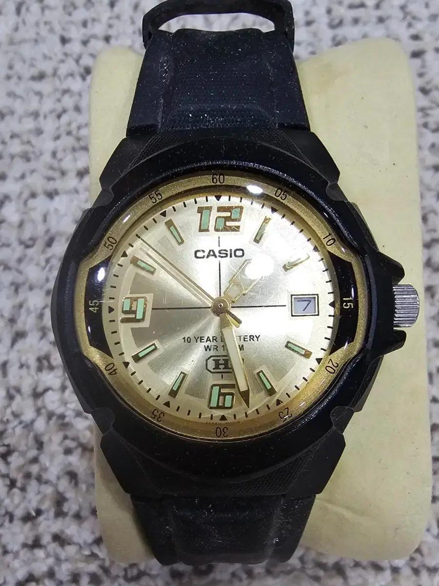 빈티지시계/카시오 CASIO 작동중 남녀공용