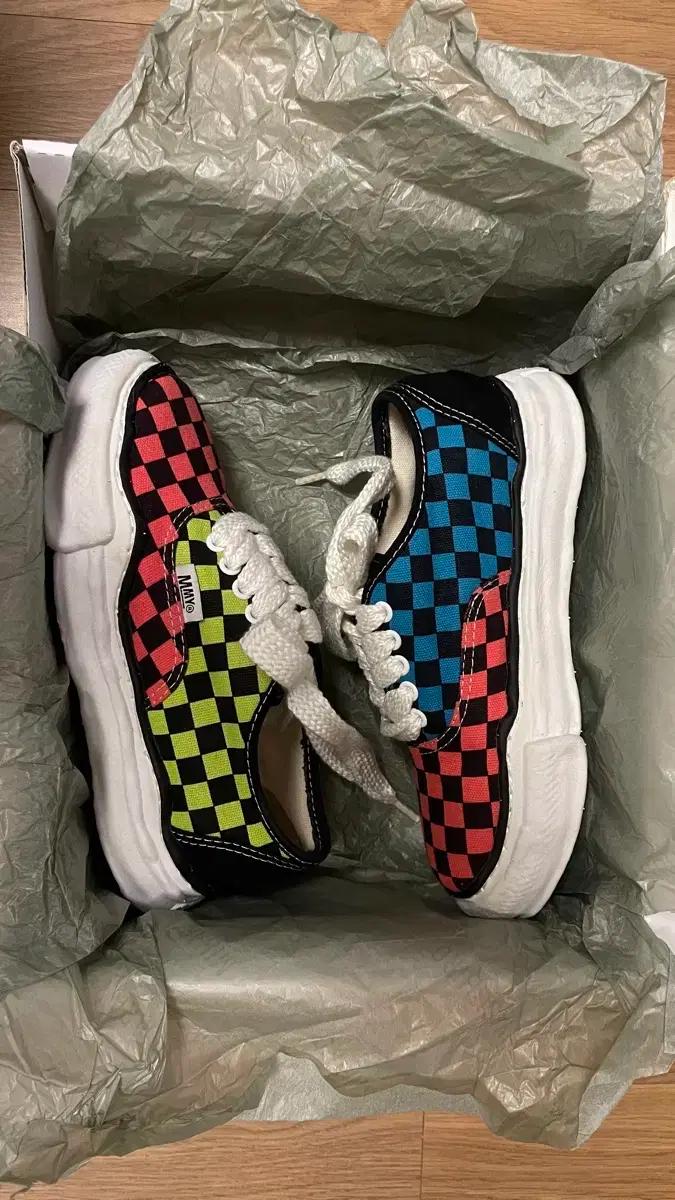 미하라 야스히로 베이커 멀티 체크   ( size37 + 새상품 )