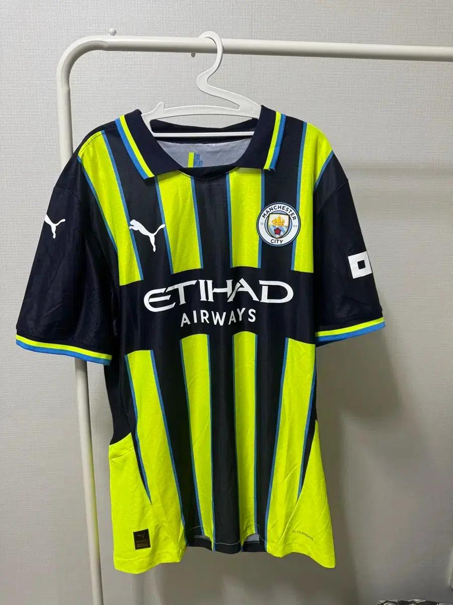 새상품 정품 푸마 맨시티 24 25 어웨이  반팔티  축구 유니폼