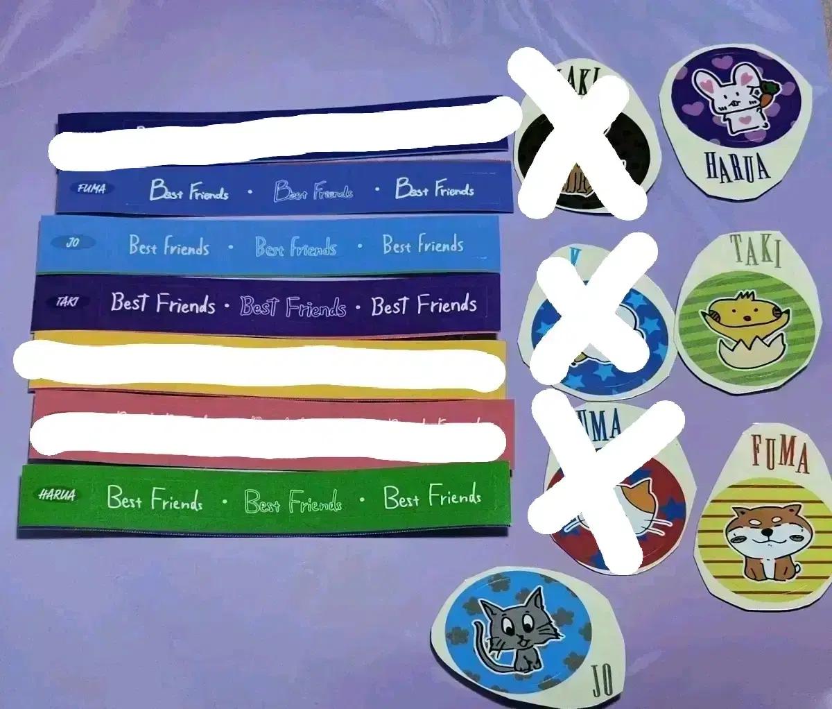 2024 앤팀 시즌그리팅 시그 스티커 (손글씨 + 캐릭터)