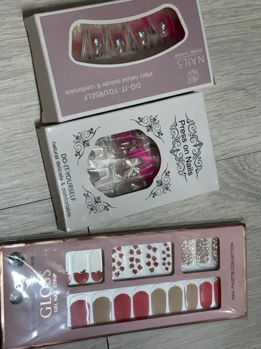 네일 파츠, 네일 스티커, 붙이는 네일