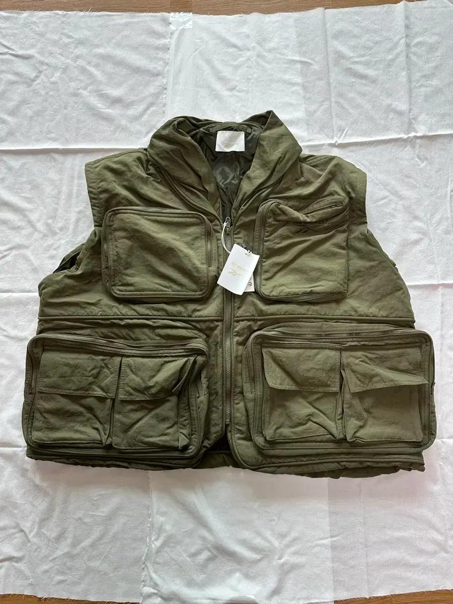 Hed Mayner Pocketed Vest Army Green M