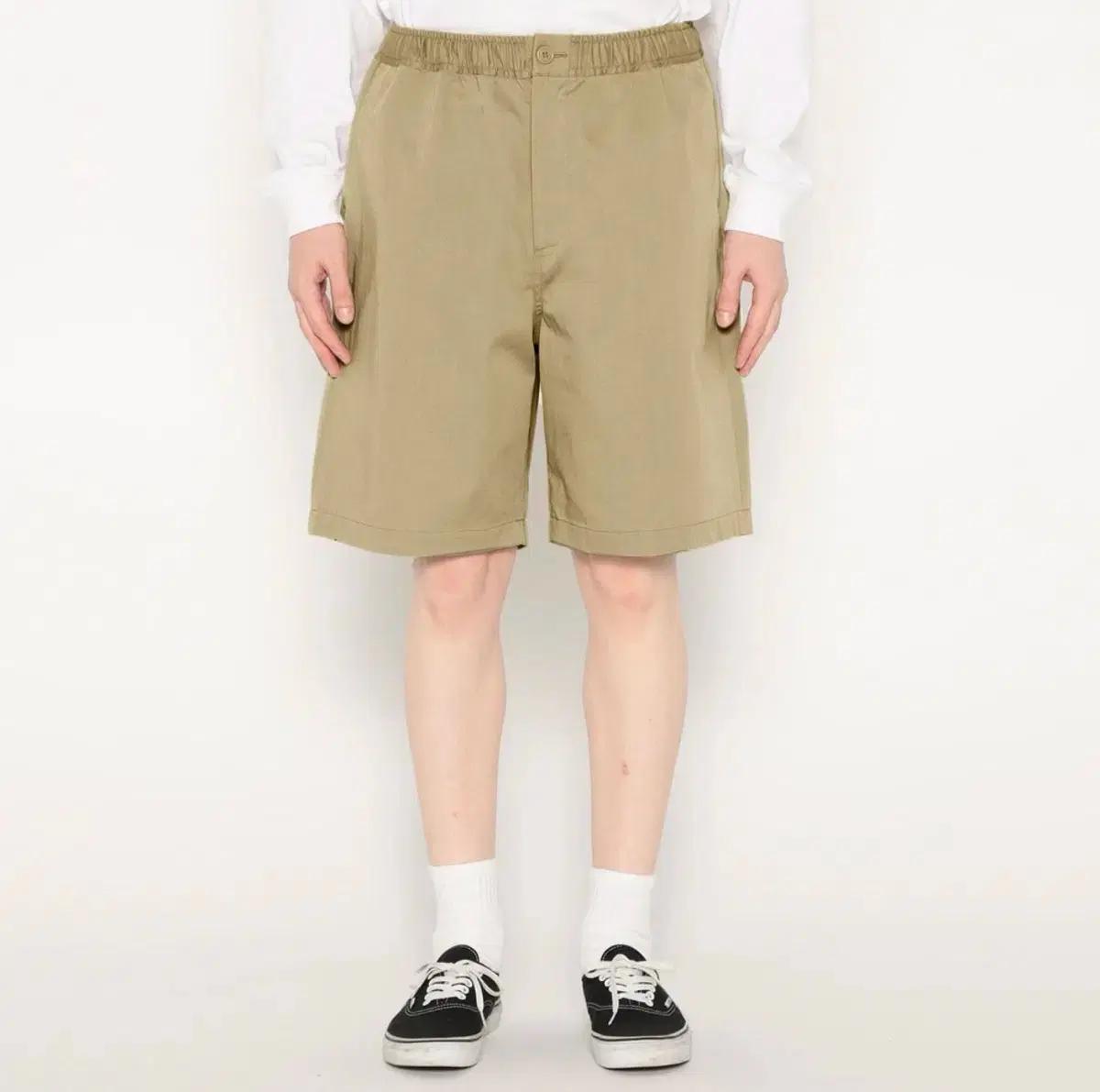 [새상품] 단톤 치노 트윌 이지 숏츠 반바지 (베이지/XL)