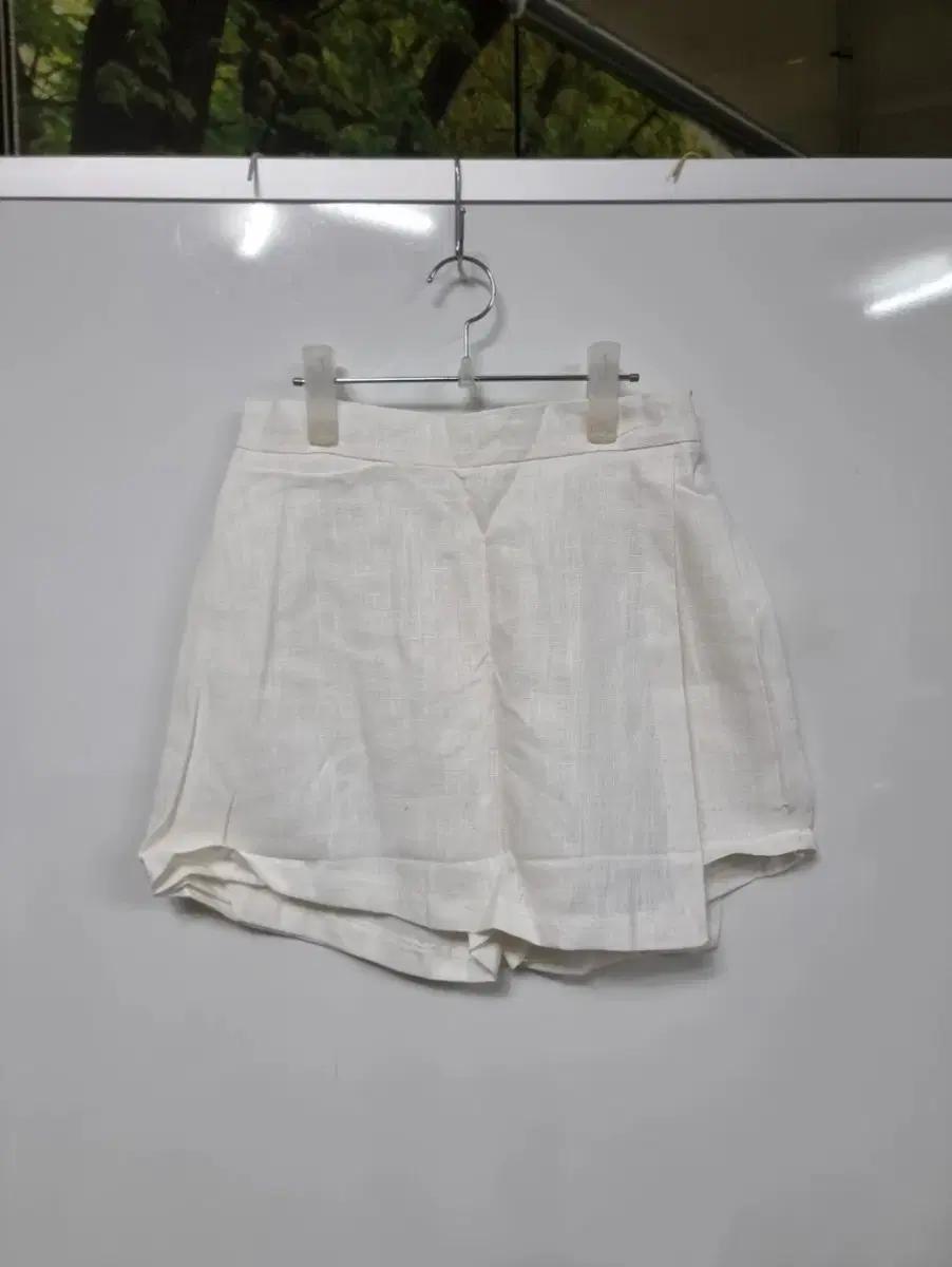 여성 여름 치마바지  허리 밴딩 린넨 마느낌