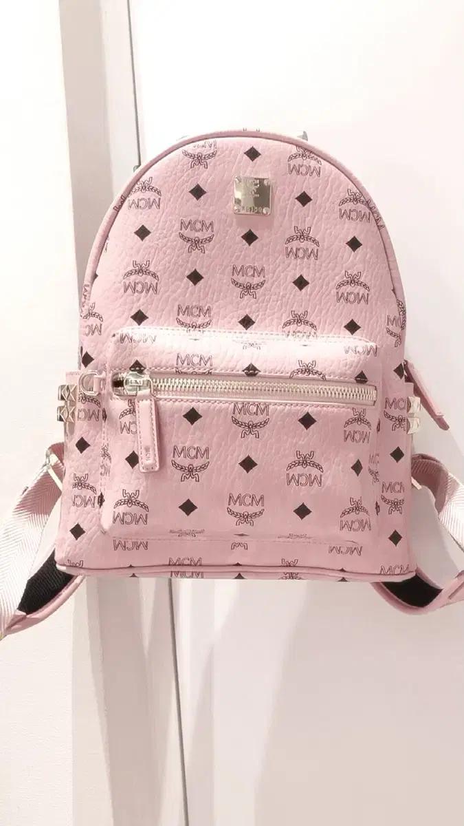 정품 mcm 가방 소프트핑크