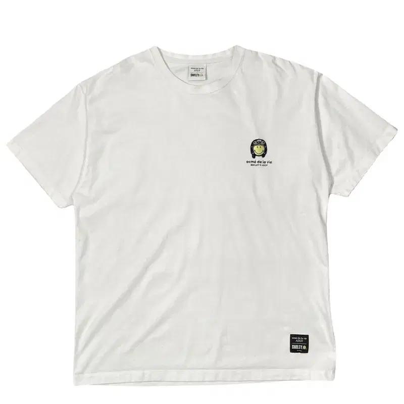 ACME DE LA VIE X SMILEY 바이커스마일리 와펜 반팔T