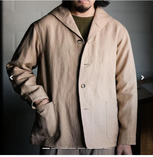 올드조 세일러 카라 초어 자켓 OLD JOE CHORE JACKET