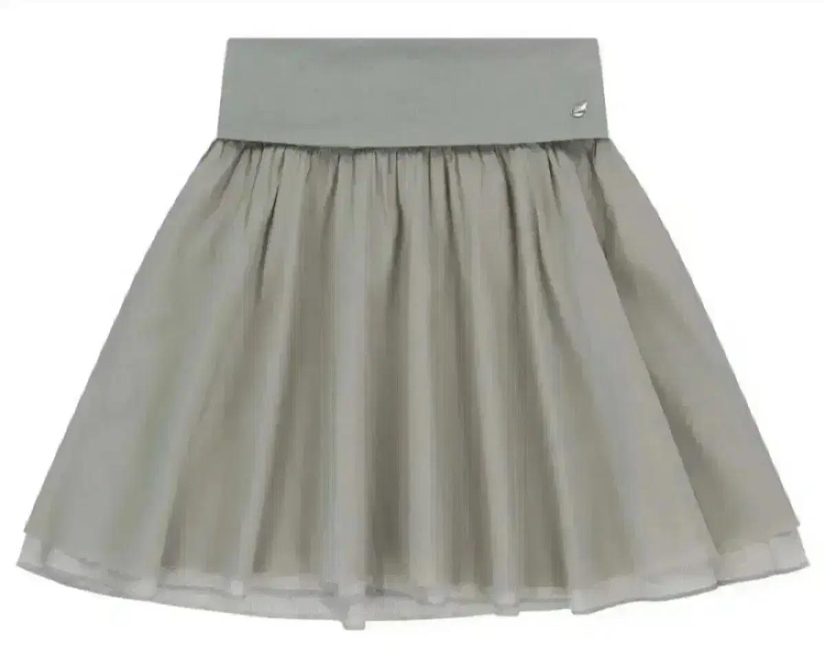 코이세이오 더블 셔링 스커트 그레이 1사이즈