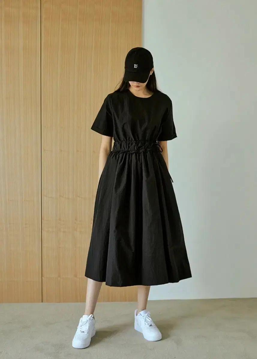 리엘 데일리 셔링 롱 드레스 원피스 최화정 원피스 롱 원피스 드레스