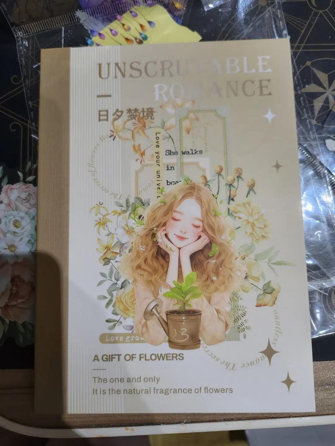 ((신품))로맨스 감성빈티지 스티커북