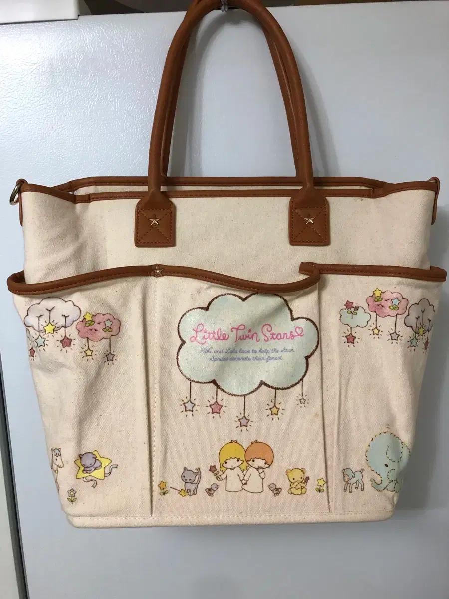 리틀트윈스타 키키라라 산리오 캔버스백