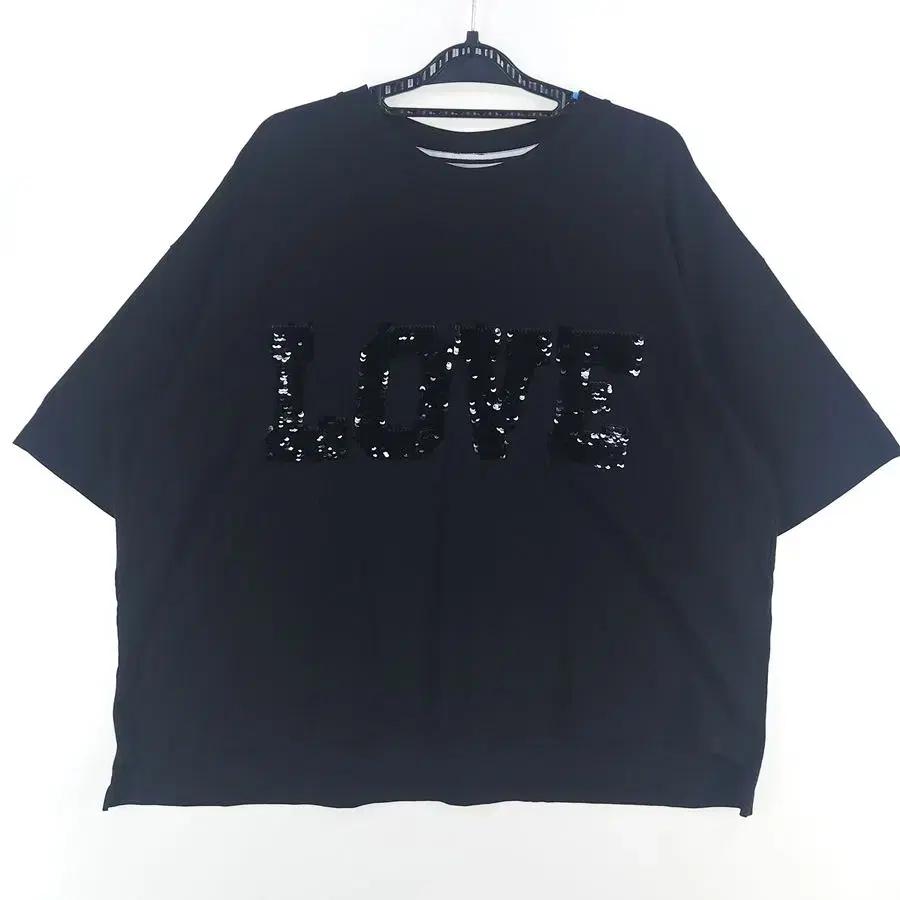 [여F]KATE By LALTRAMODA 스팽글 반팔티[Y54-042]